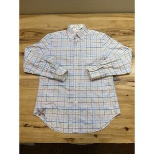Robert Graham Men's Multi Colored Plaid Long Sleeve Button Up Shirt Size Large